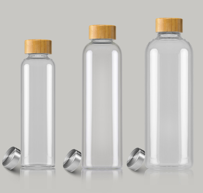 Trinkflasche Glas 750ml - alle Größen No.02 Slim Trinkflasche Glas 750ml 3