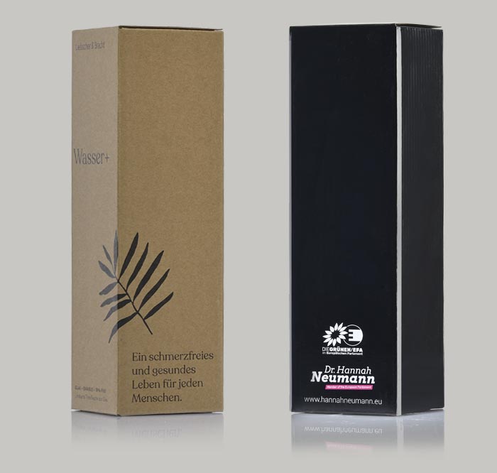 individuelle Verpackung Teeflasche To Go mit Sieb